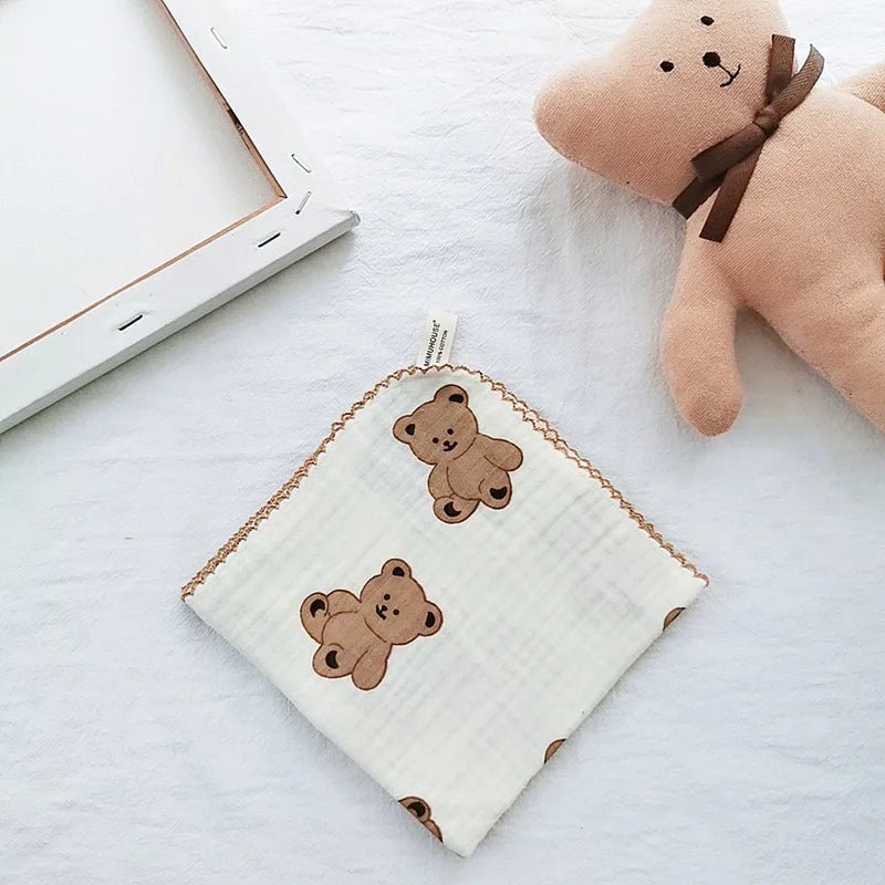 Serviette pour bebe - CottonBabyTowel™ - Ours - Le Paradis Bebe